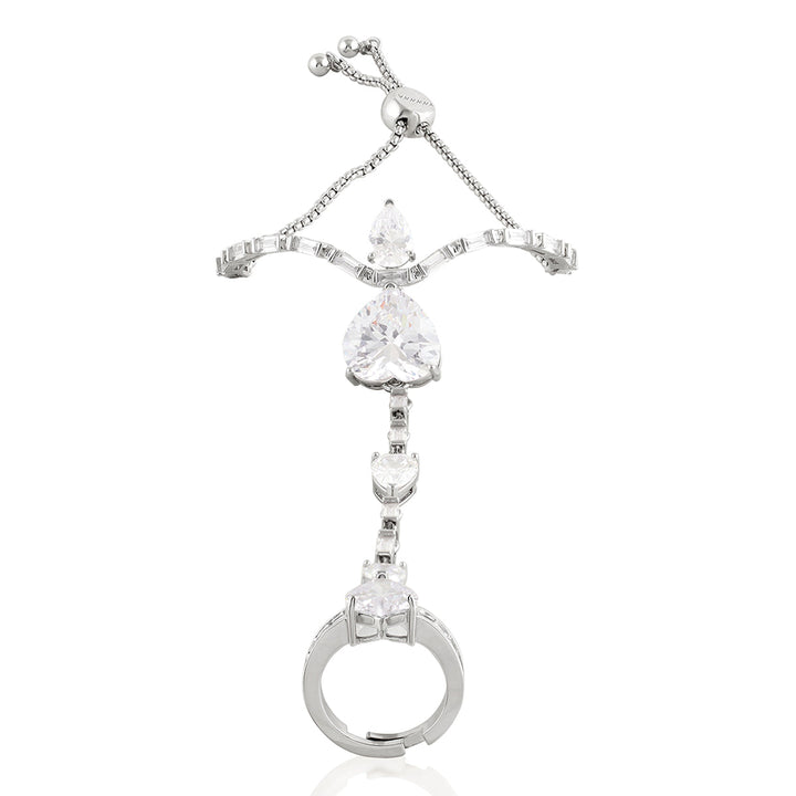 Celeste Heart Bolo Bracelet