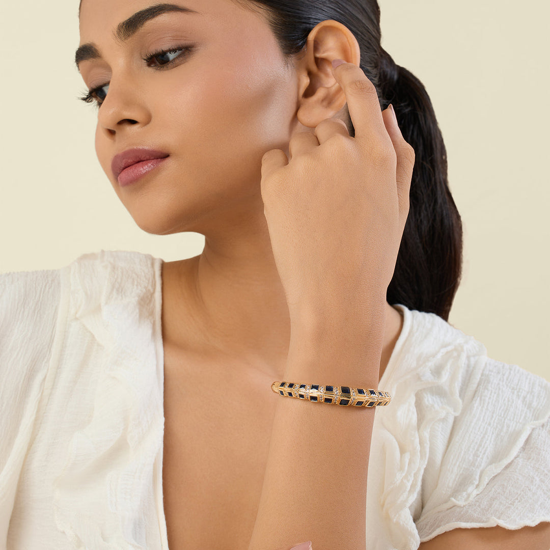 Legacy In Gold Blue Wristwear