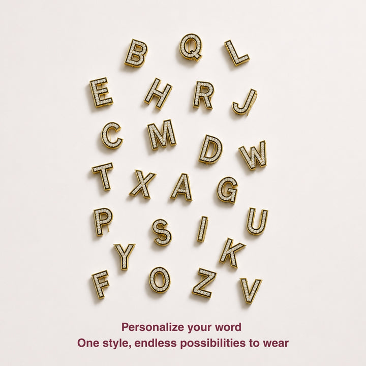 Alphabet Bag Charm
