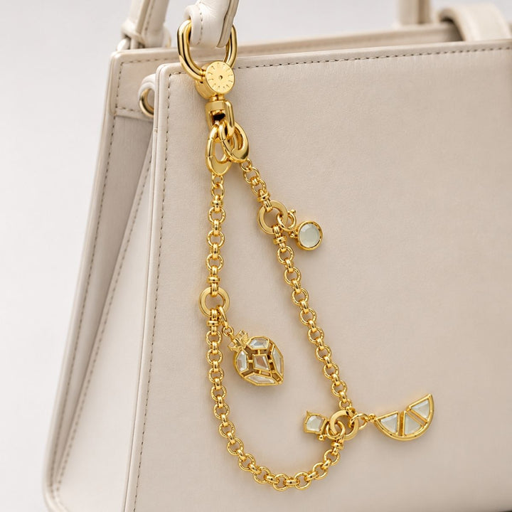 Geometra Mirror Phone Chain