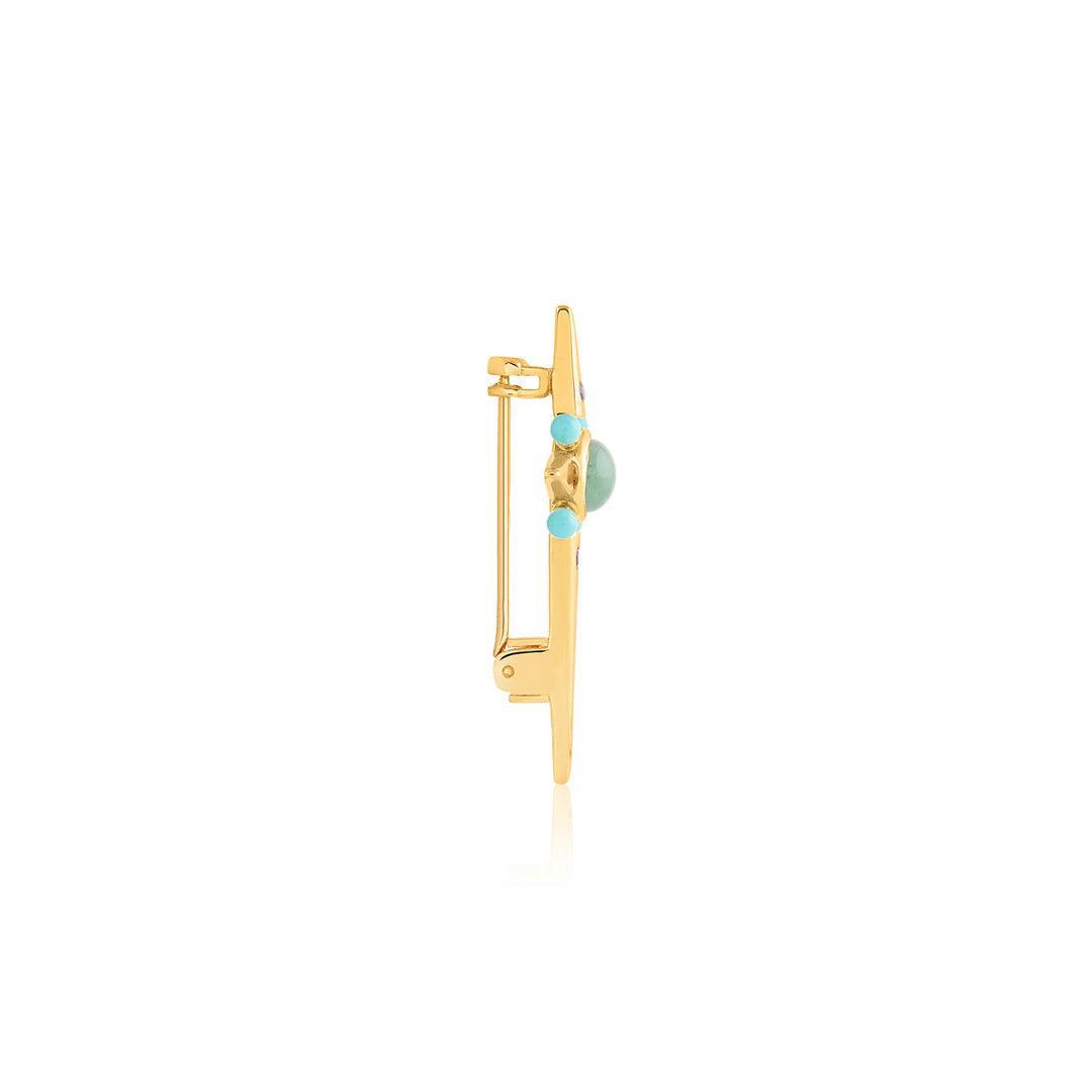 Cosmic Cross Brooch