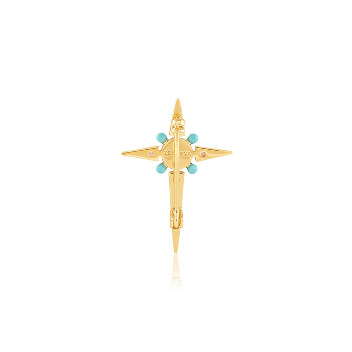 Cosmic Cross Brooch
