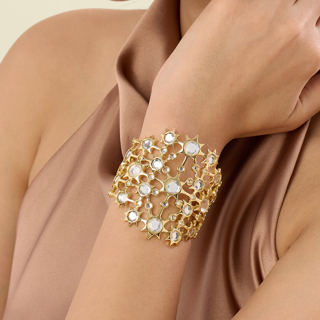 Celeste Mirror Statement Cuff