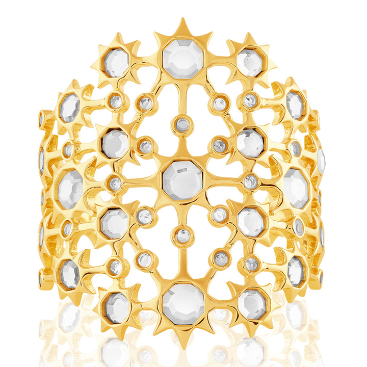 Celeste Mirror Statement Cuff