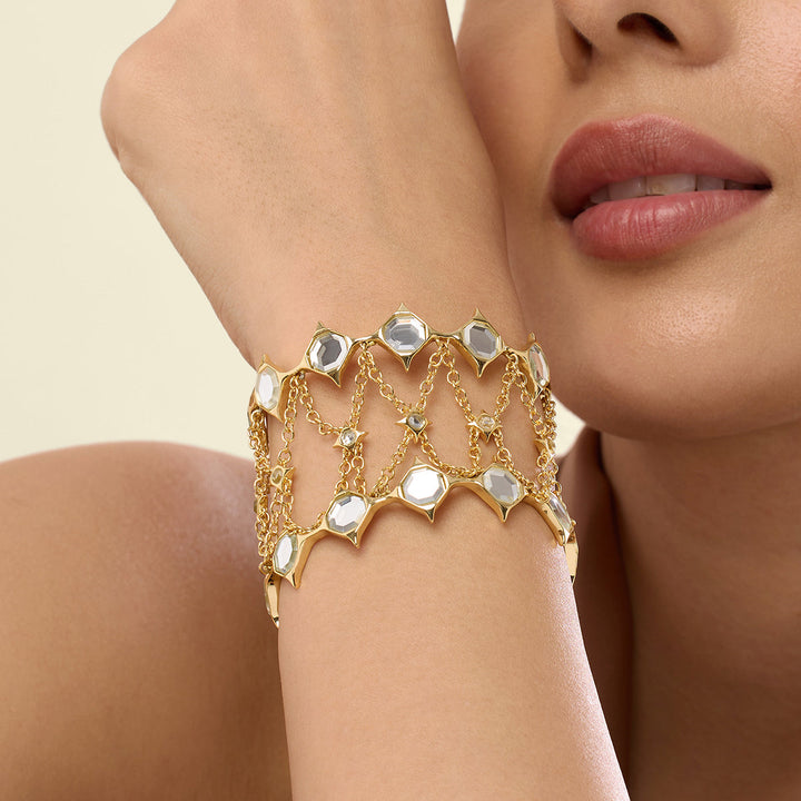 Angel Dust Mirror Statement Cuff
