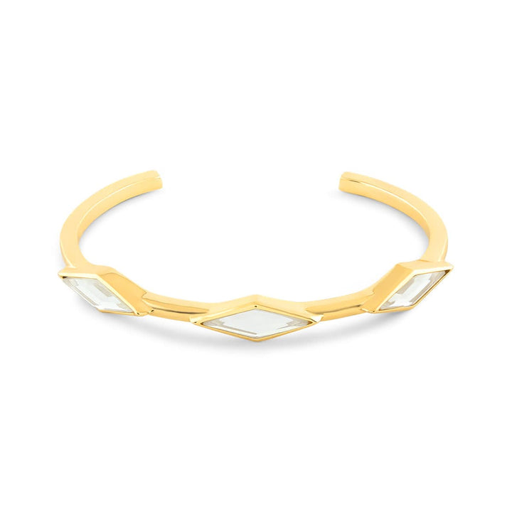 Lumen Rhombus Mirror Bracelet for Women by Isharya | Modern Indian Jewellery