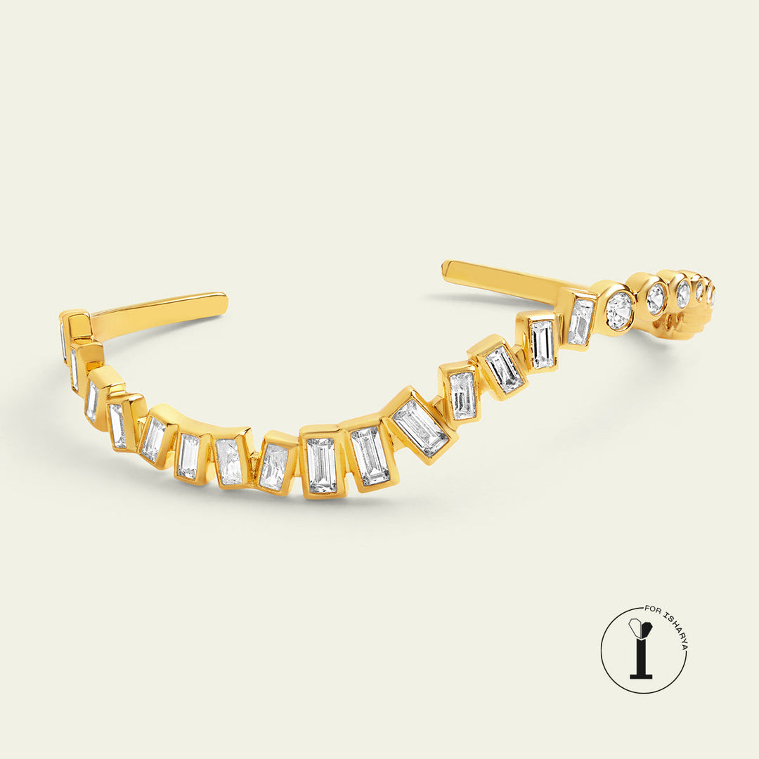 Gold Wave Cuff 