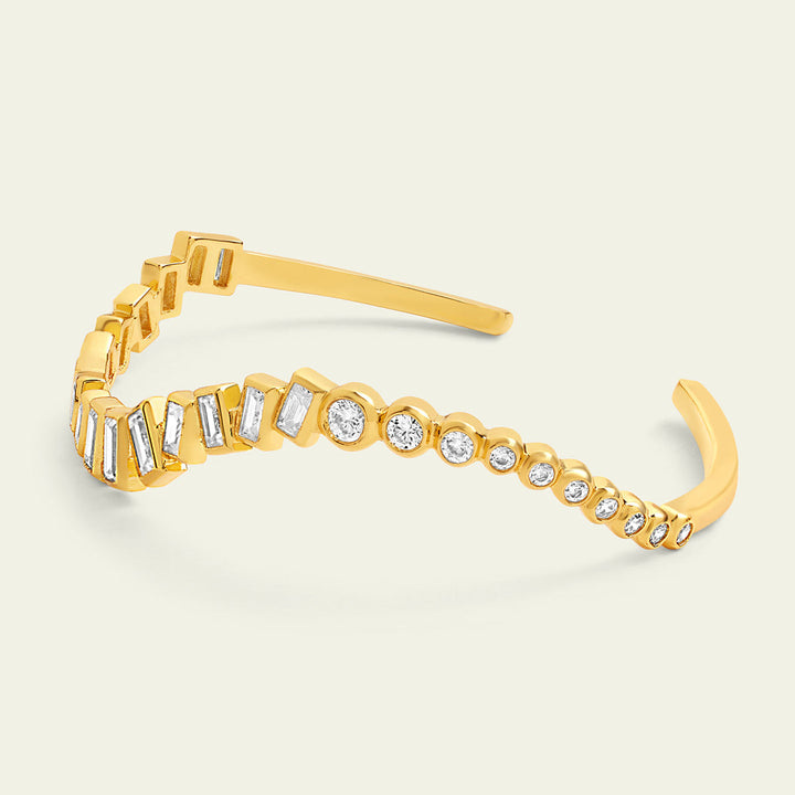 Gold Wave Cuff 