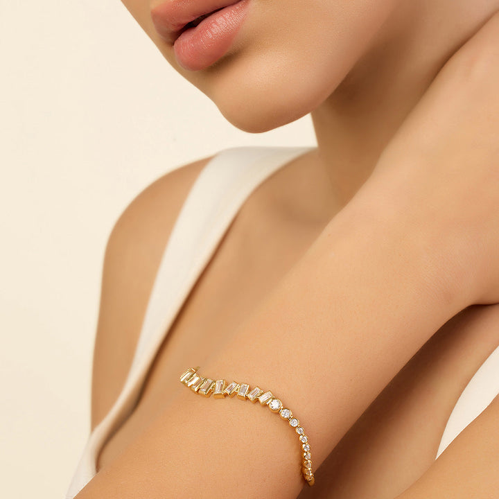 Gold Wave Cuff 