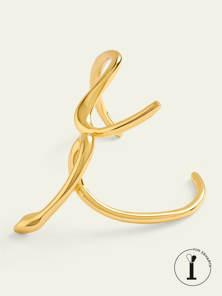 Gold Slither Cuff