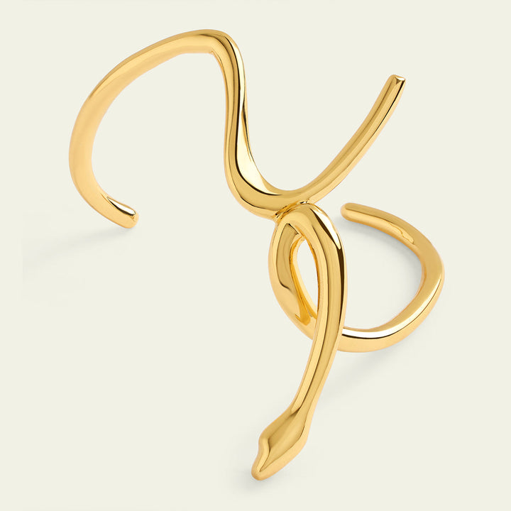 Gold Slither Cuff 