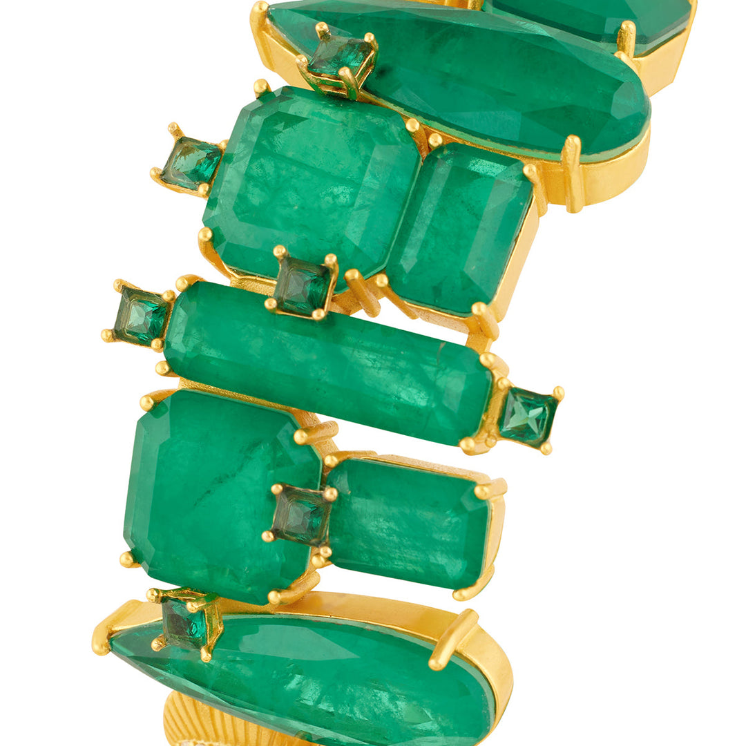 Emerald Dreams Statement Cuff