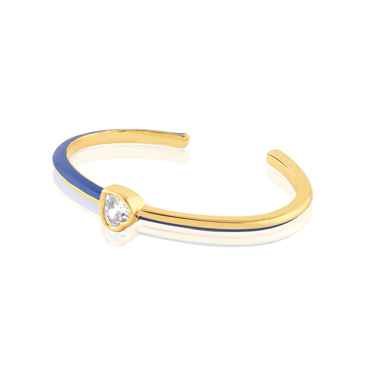 Blue Sweet Heart Cuff