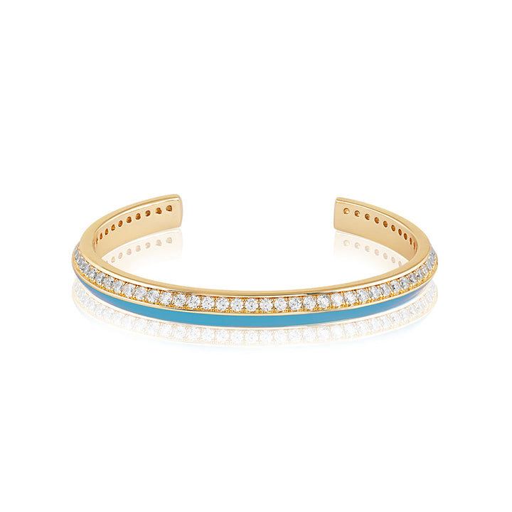 Azure Disco Cuff Bracelet