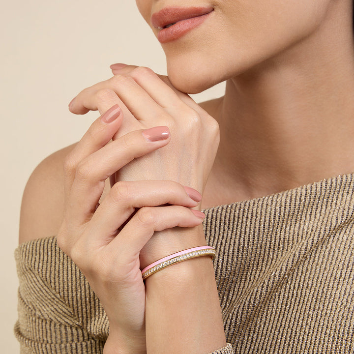 Pink Disco Cuff Bracelet