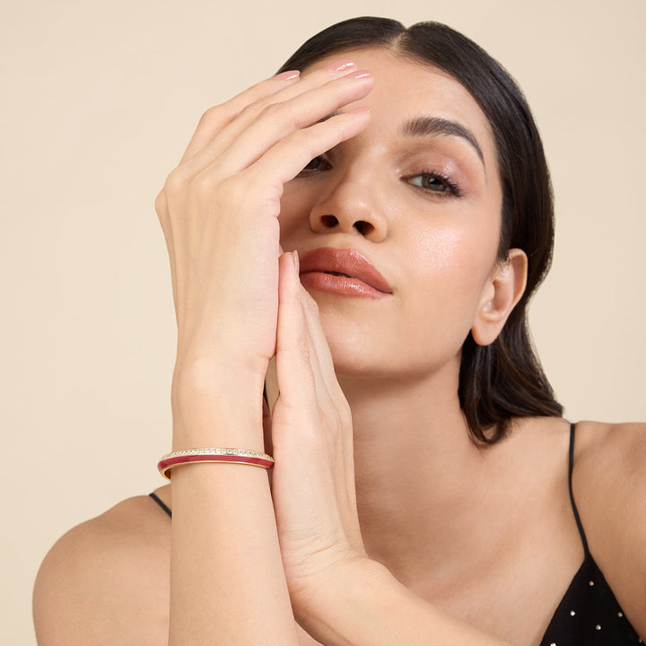 Ruby Disco Cuff Bracelet