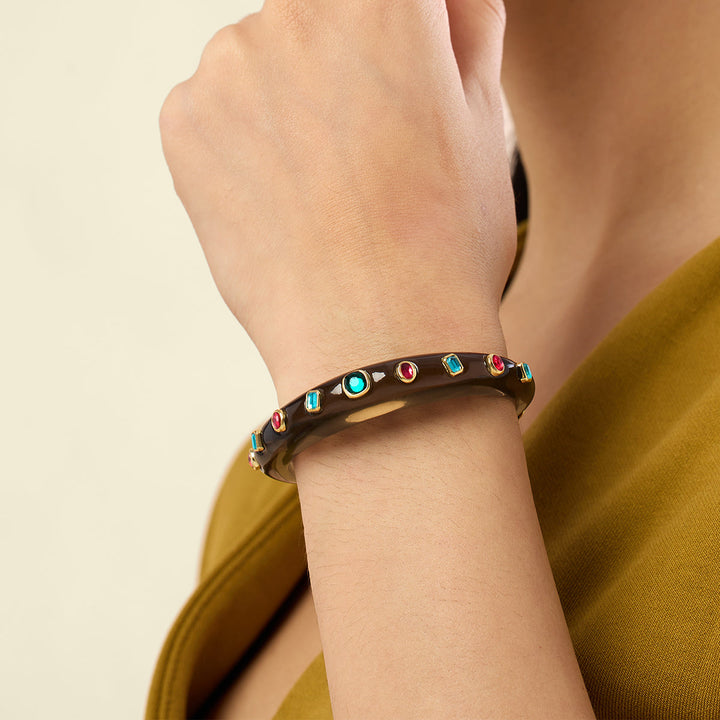 Midnight Resin Slim Cuff 