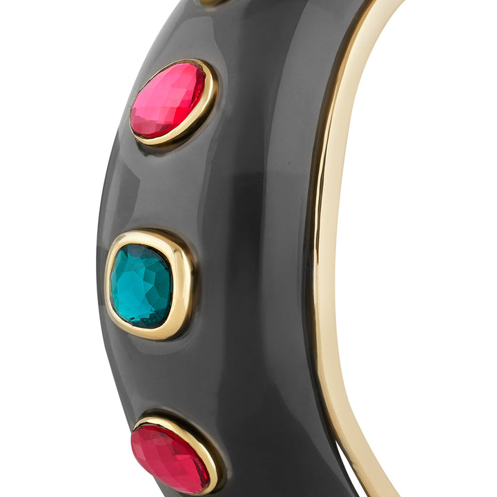 Black Resin Statement Cuff 