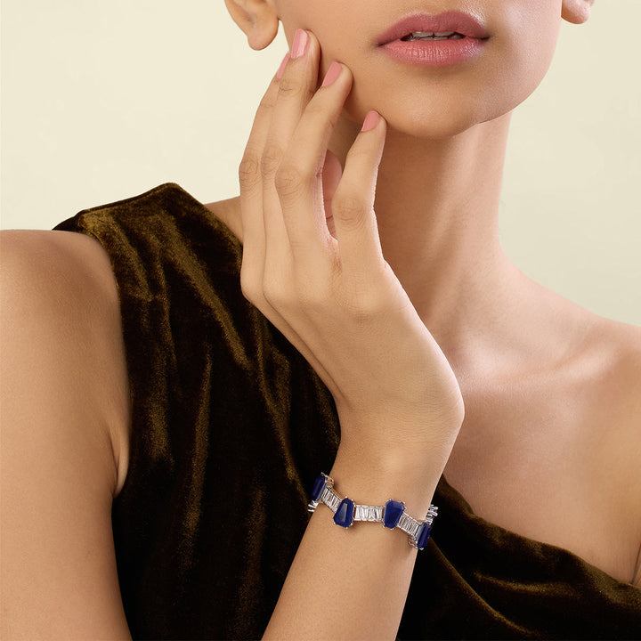 Harlow Sapphire Cuff Bracelet