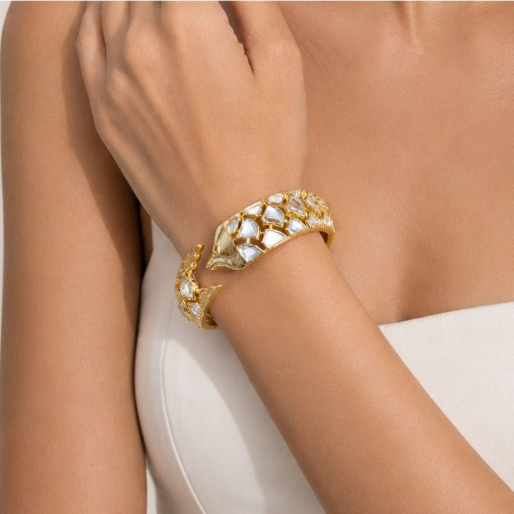 Pine Mirror Statement Cuff