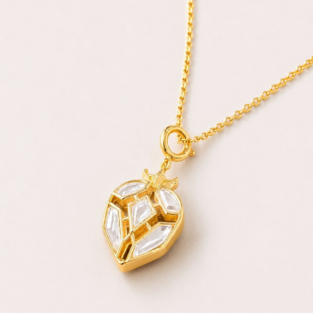 Berry Mirror Versatile Charm Necklace