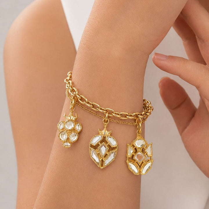 Berry Mirror Versatile Charm Necklace