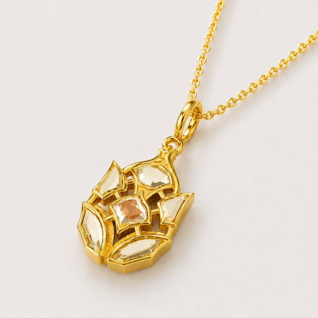 Pine Mirror Versatile Charm Necklace