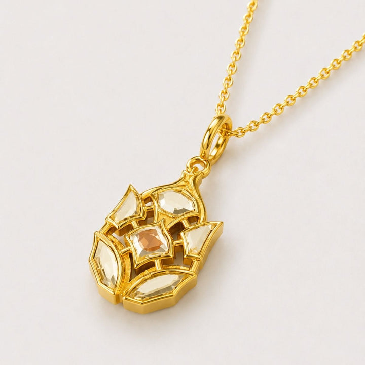 Pine Mirror Versatile Charm Necklace