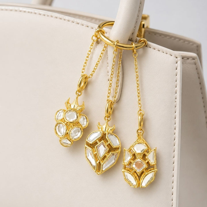 Pine Mirror Versatile Charm Necklace
