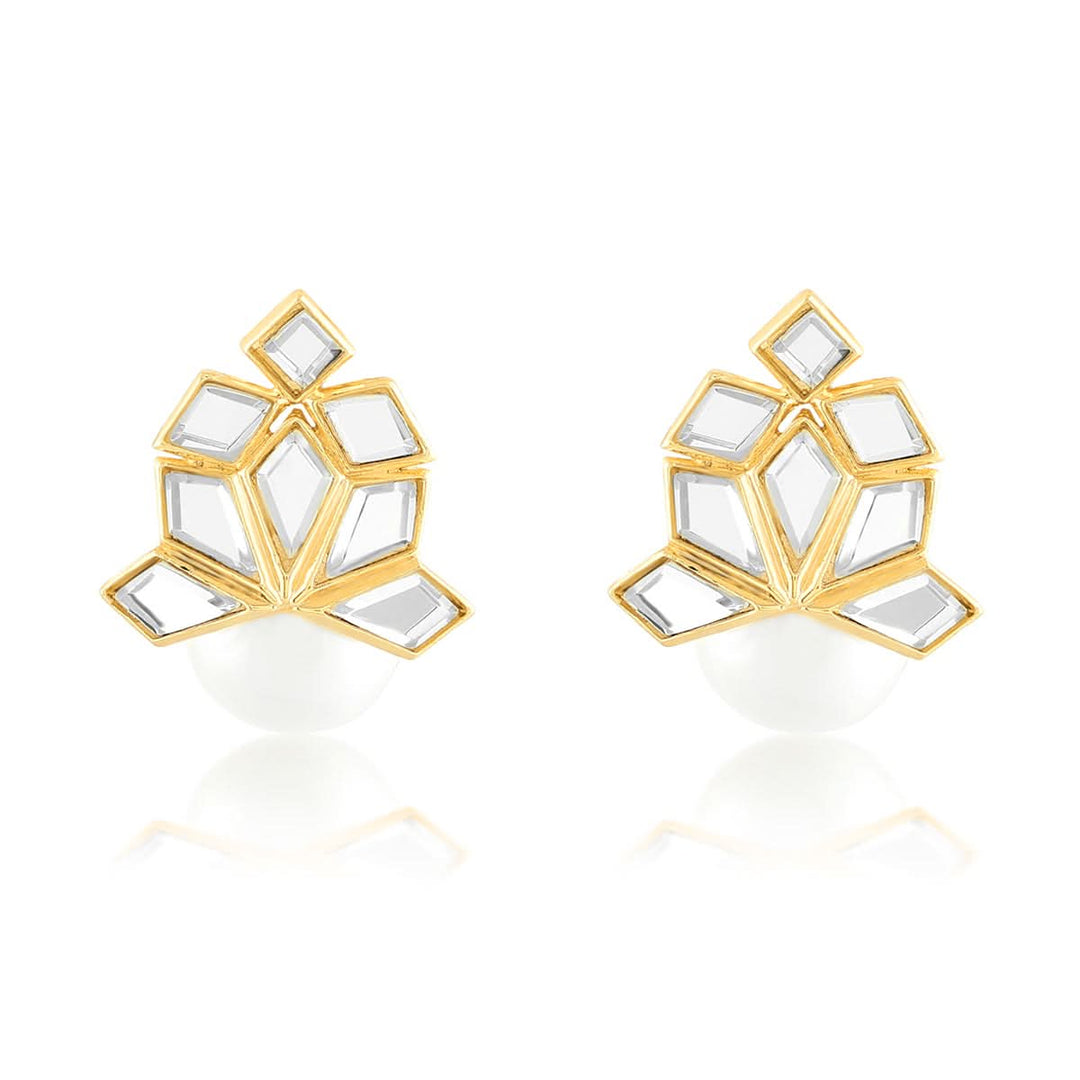 Yellow Drop Earring for Women by Isharya | Modern Indian Jewellery