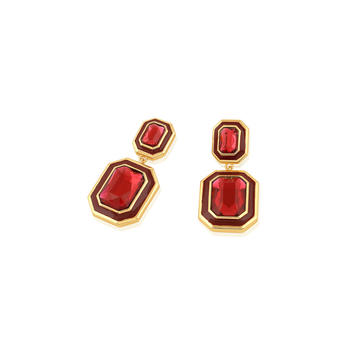 Red Party Girl Earrings