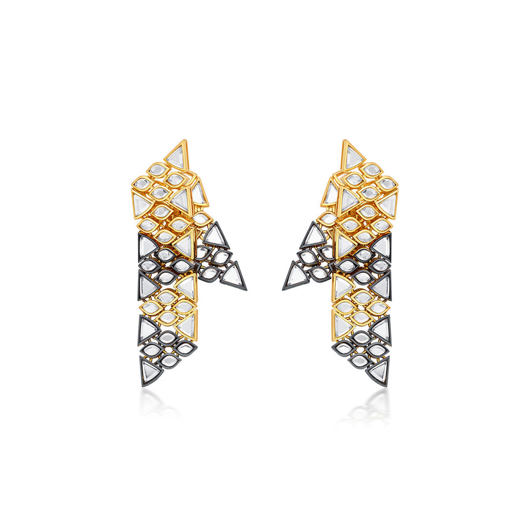 Multi long Earring for Women by Isharya | Modern Indian Jewellery