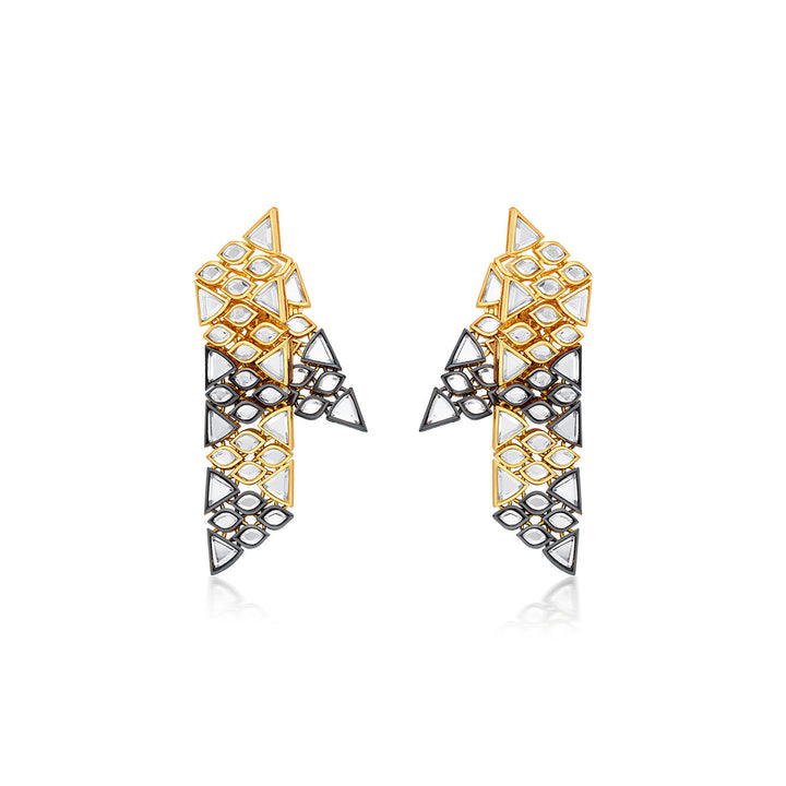 Multi long Earring for Women by Isharya | Modern Indian Jewellery