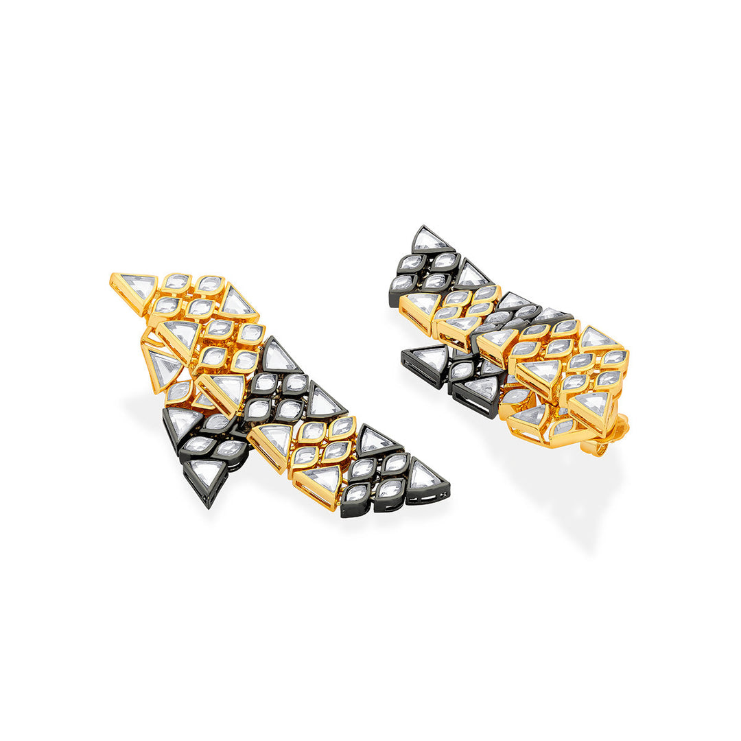 Multi long Earring for Women by Isharya | Modern Indian Jewellery