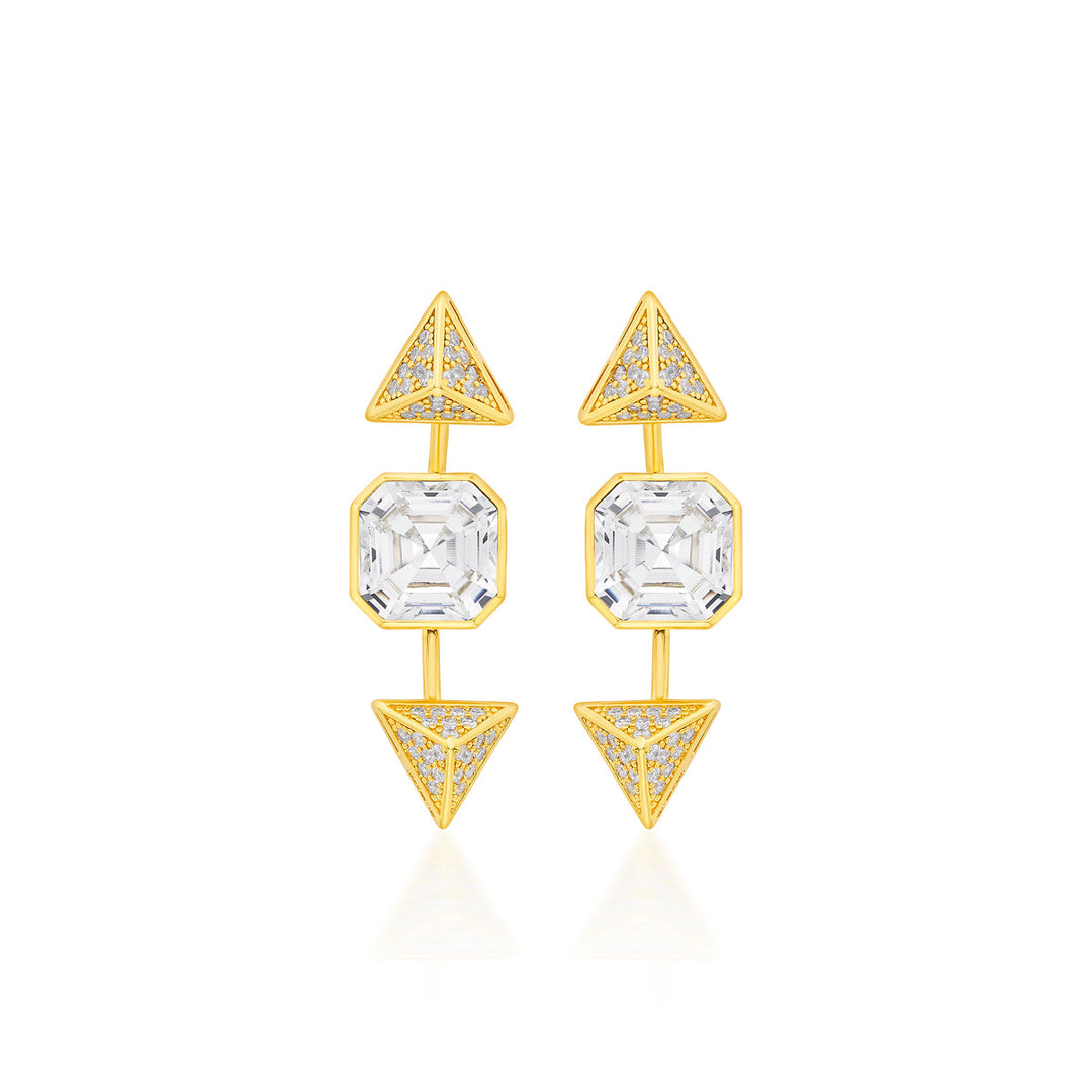 Multi Long Earring for Women by Isharya | Modern Indian Jewellery