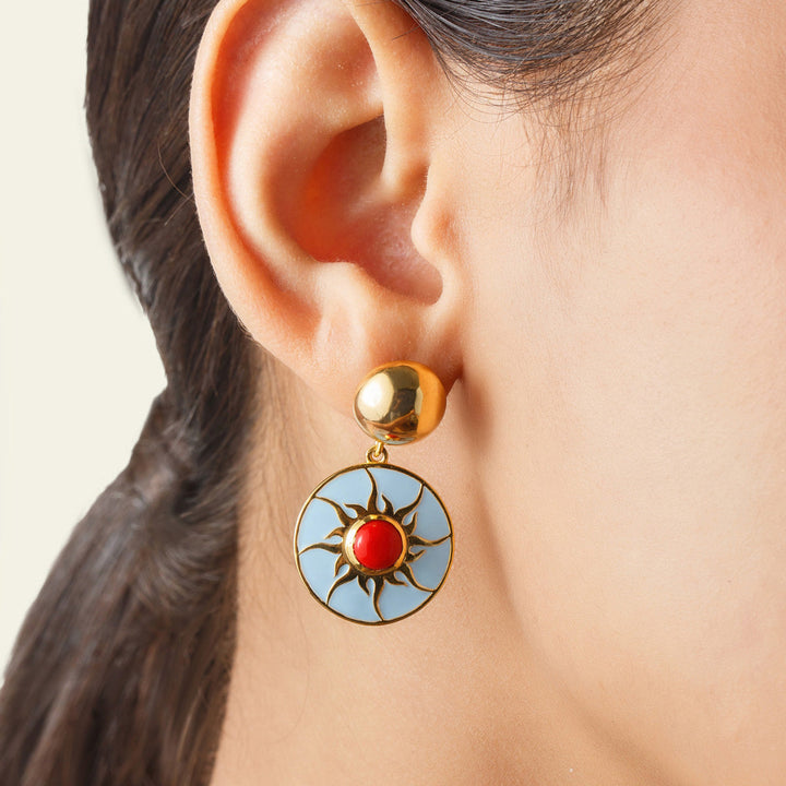 Reversible Sun & Stars Earrings