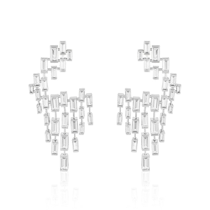 Abstract Chandelier Statement Earrings