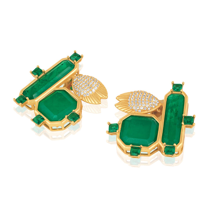 Green With Joy Studs