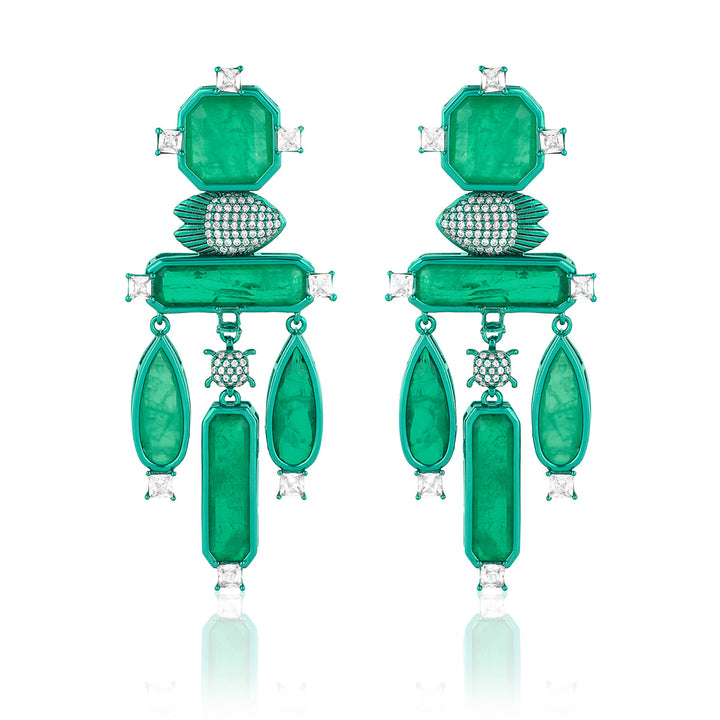 Emerald Carnevale Danglers