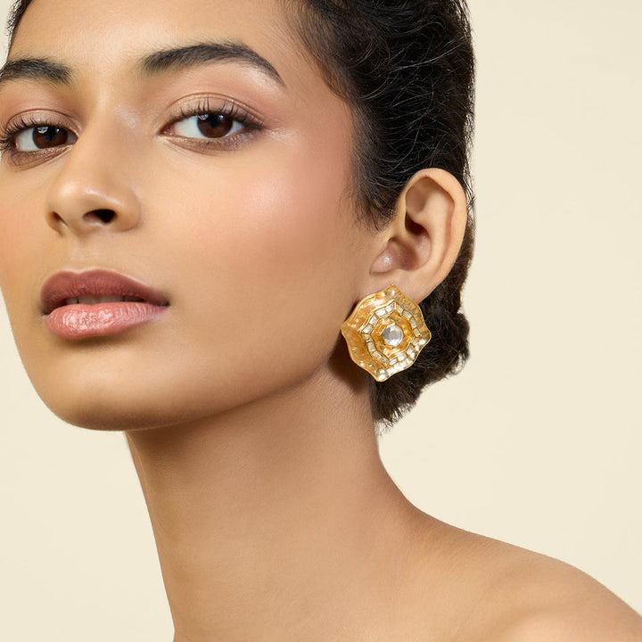 Mughal Mirrors Statement Studs