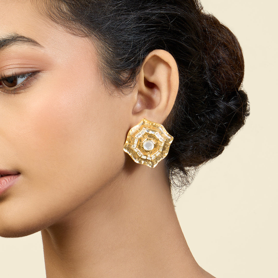 Mughal Mirrors Statement Studs