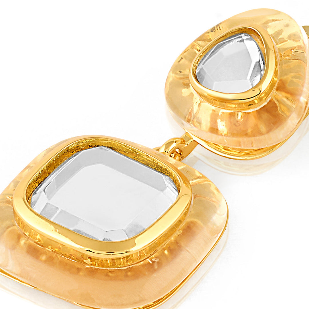 Mirror Drop Libra Earrings