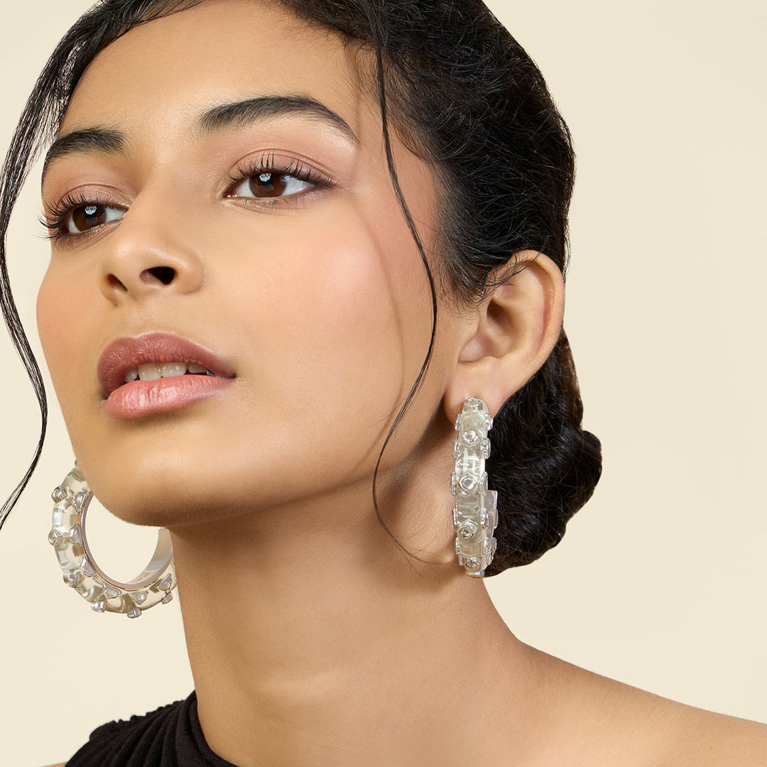 Chaand Statement Hoops