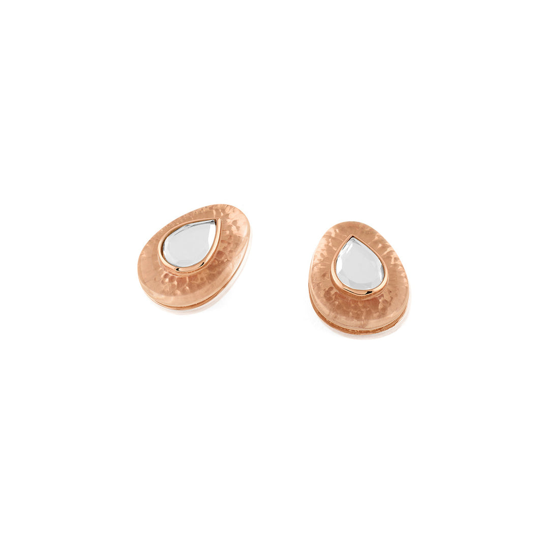 Rose Mirror Boondein Studs