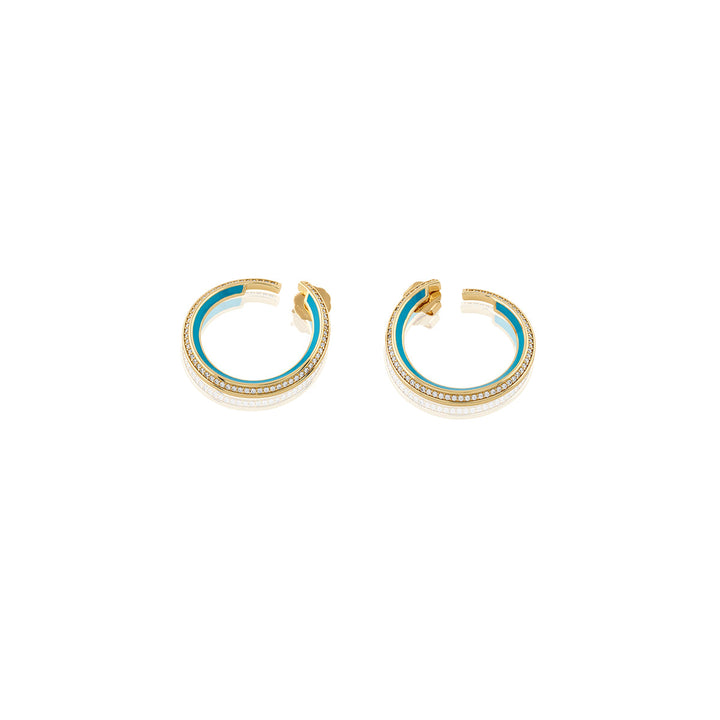 Turquoise Magic Hoops