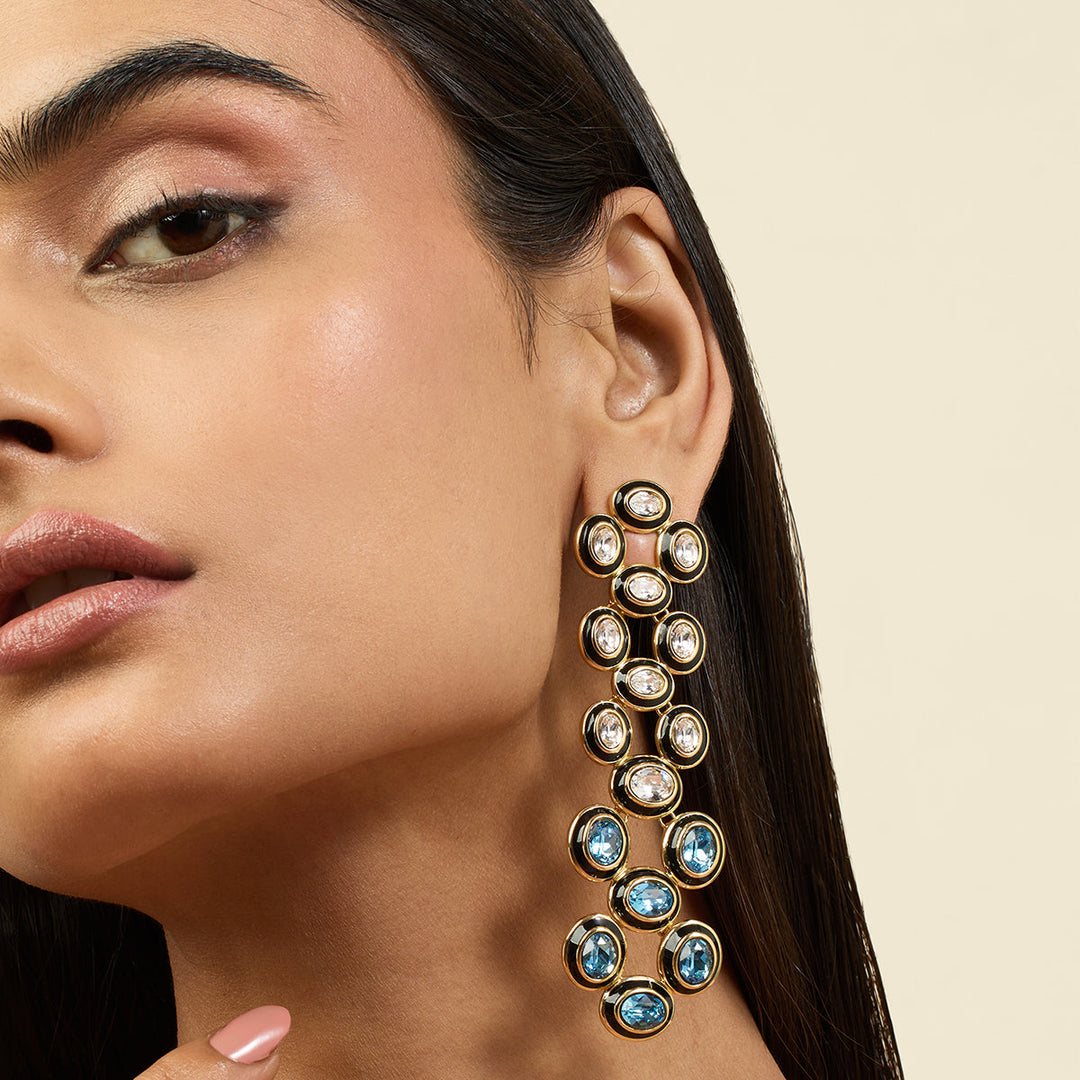 Aqua Cove Dangler Earrings