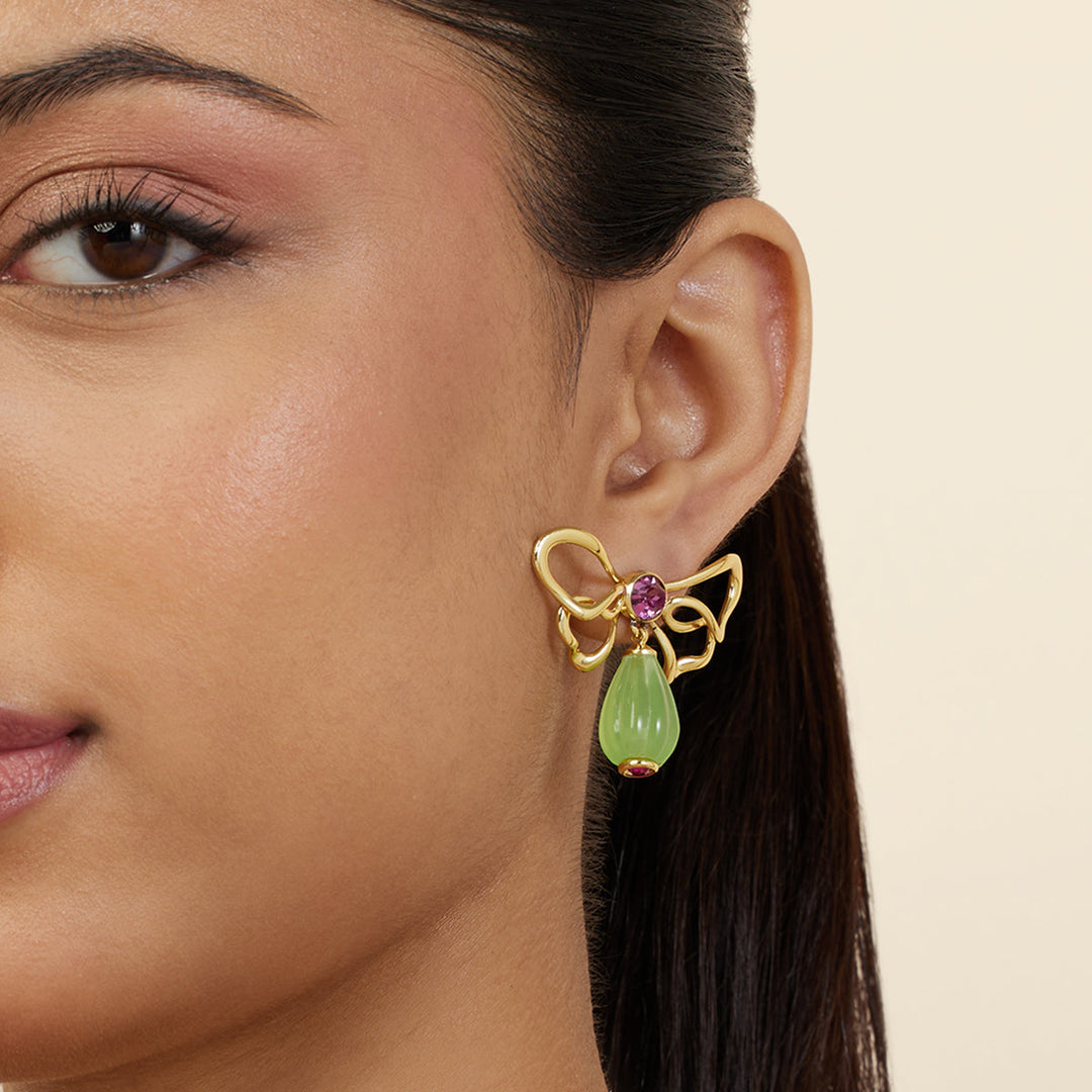 Garden Glider Dangler Earrings