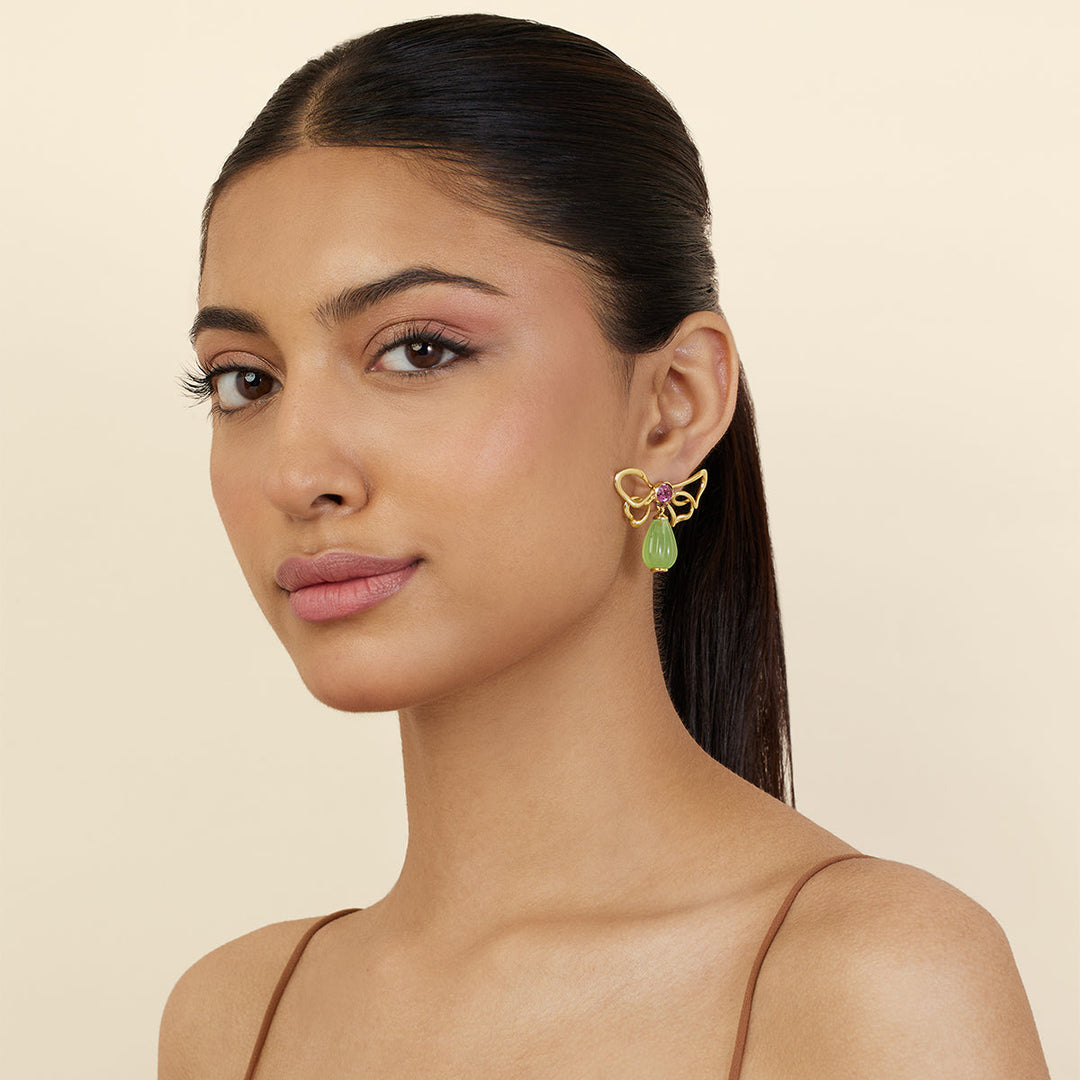 Garden Glider Dangler Earrings