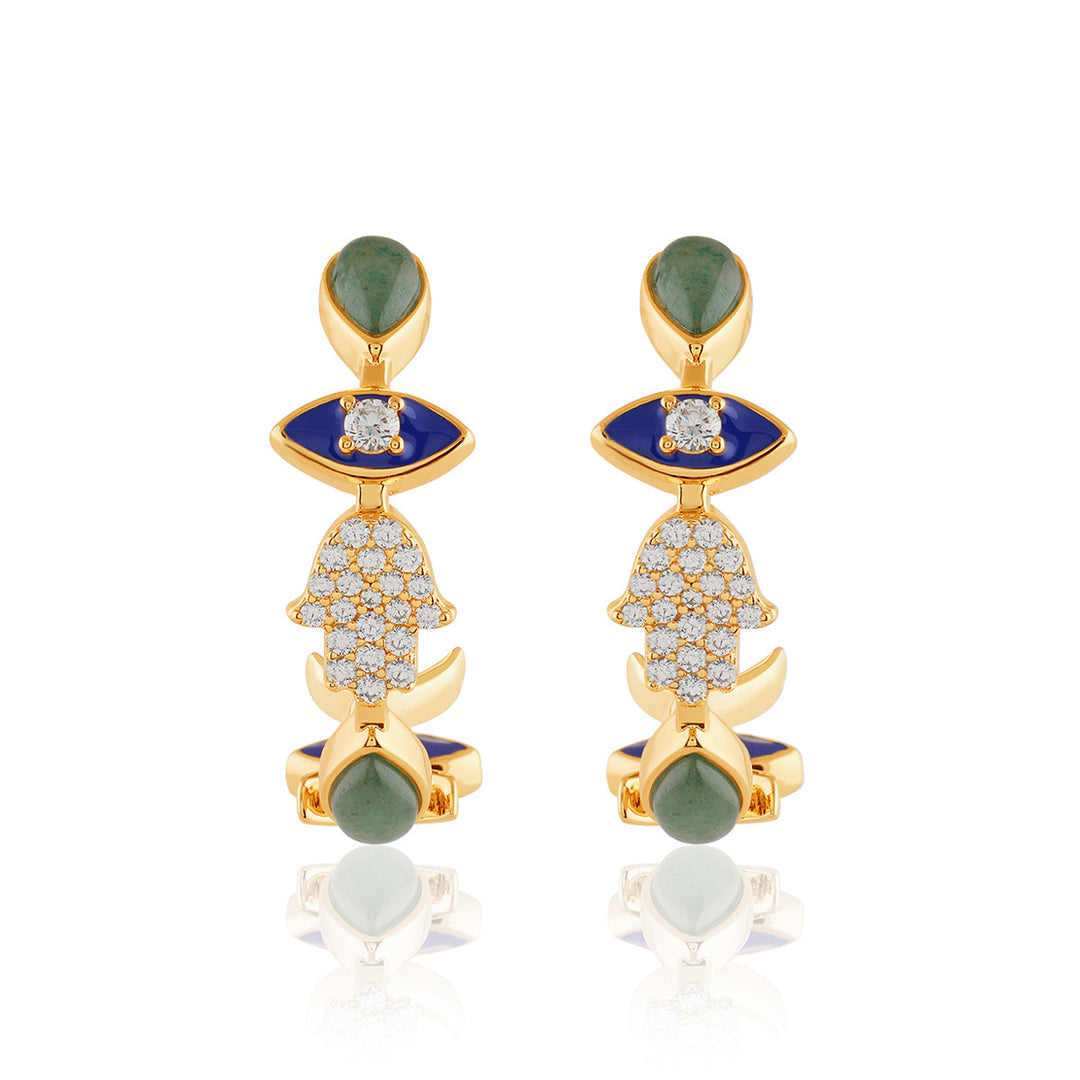 Soul Shield Dangler Earrings