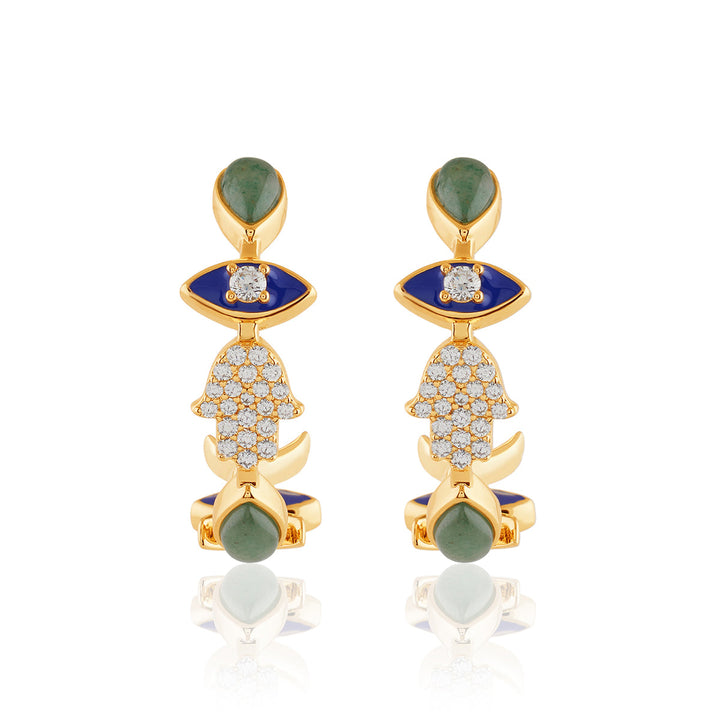 Soul Shield Dangler Earrings